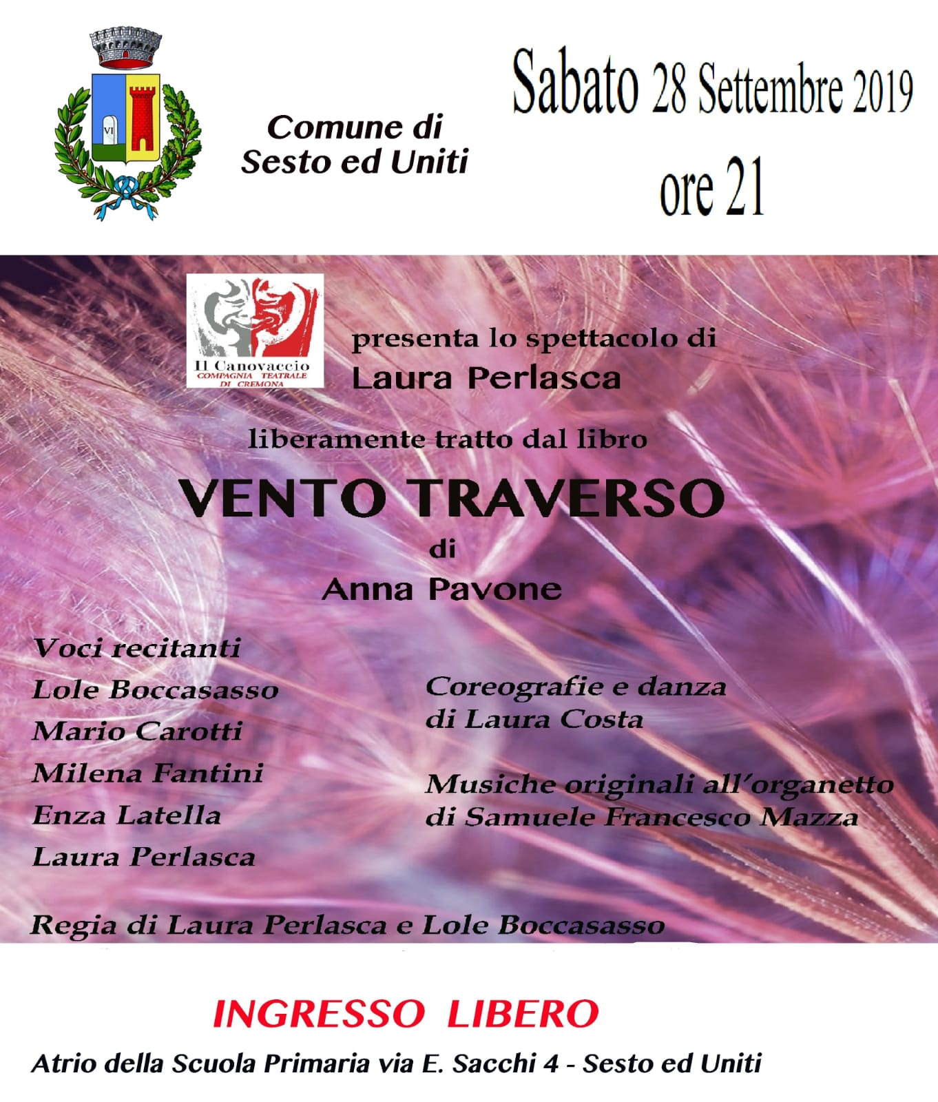 vento traverso - spettacolo teatrale