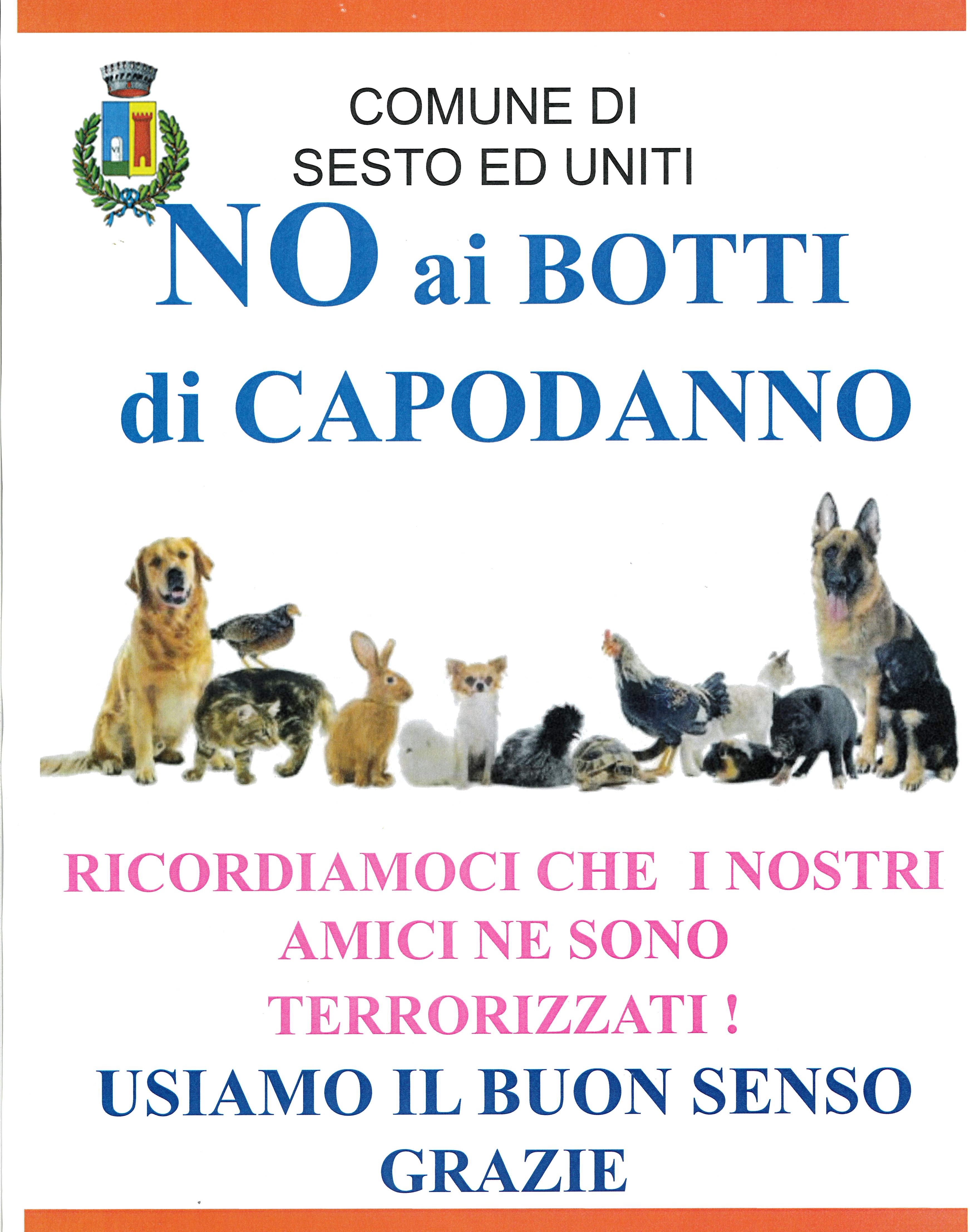 botti di capodanno: NO