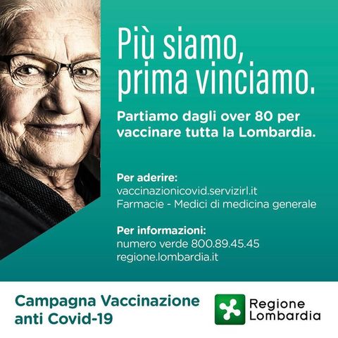 assistenza prenotazione vaccino anti-Covid 19 - over 80