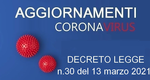 covid 19 - aggiornamento DPCM 02.03.2021