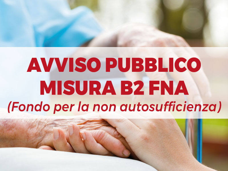 Fondo Non Autosufficienza (FNA) 2021 - Misura B2